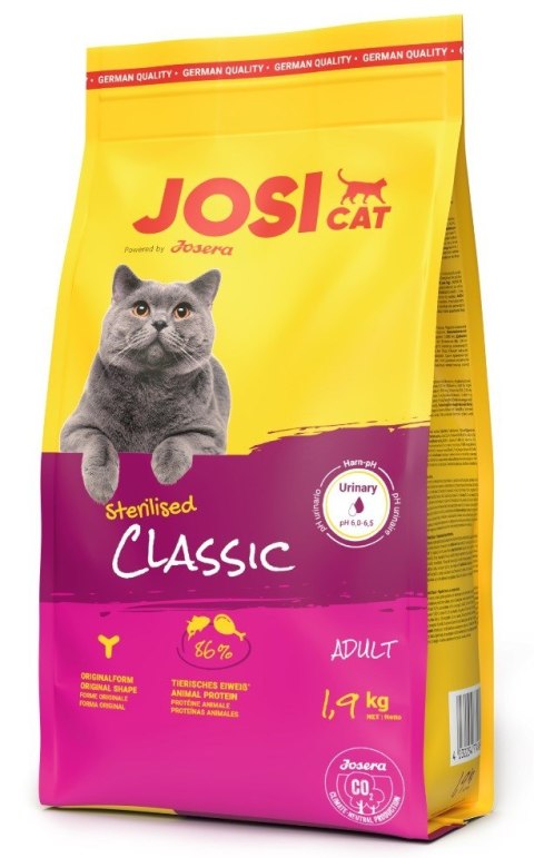 JOSERA JOSERA JosiCat Sterilised Classic - sucha karma dla kota - 1,9 kg JOSERA JOSERA JosiCat Sterilised Classic - sucha karma dla kota - 1,9 kg