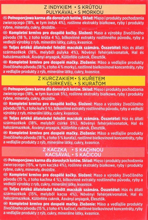 PURINA NESTLE GOURMET Mon Petit Mix Drobiowy - mokra karma dla kota - 6x50 g