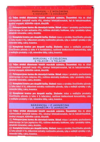 PURINA NESTLE GOURMET Mon Petit Mix Mięsny - mokra karma dla kota - 6 x 50 g