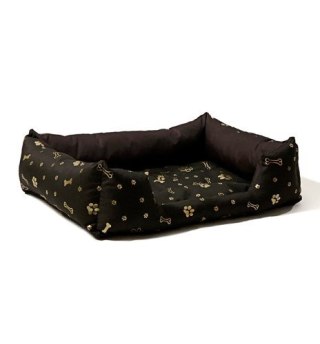 Go Gift GO GIFT Kostka Legowisko dla psa L - brązowy - 65x45x15 cm