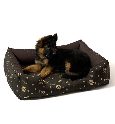 Go Gift GO GIFT Kostka Legowisko dla psa XL - brązowy - 75x55x15 cm Go Gift GO GIFT Kostka Legowisko dla psa XL - brązowy - 75x55x15 cm