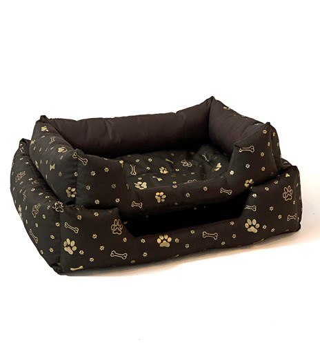 Go Gift GO GIFT Kostka Legowisko dla psa XL - brązowy - 75x55x15 cm Go Gift GO GIFT Kostka Legowisko dla psa XL - brązowy - 75x55x15 cm