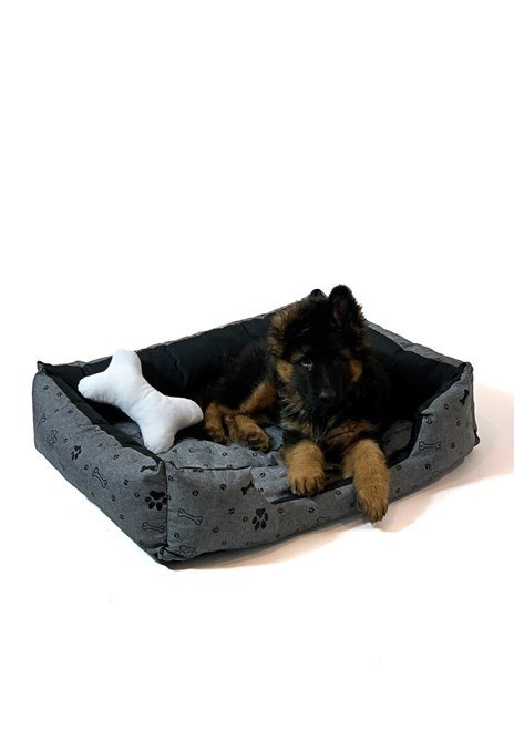 Go Gift GO GIFT Legowisko dla psa XXL - grafit - 90x63x16 cm Go Gift GO GIFT Legowisko dla psa XXL - grafit - 90x63x16 cm