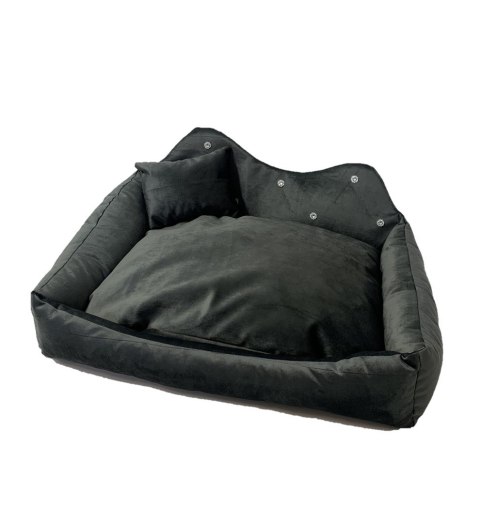 Go Gift GO GIFT Prince grafit XL - legowisko dla zwierząt - 60 x 45 x 10 cm Go Gift GO GIFT Prince grafit XL - legowisko dla zwierząt - 60 x 45 x 10 cm