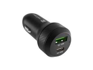 NATEC NATEC ŁADOWARKA SAMOCHODOWA CONEY 1X USB 1X USB-C PD 3.0 48W QC3.0 NUC-1980