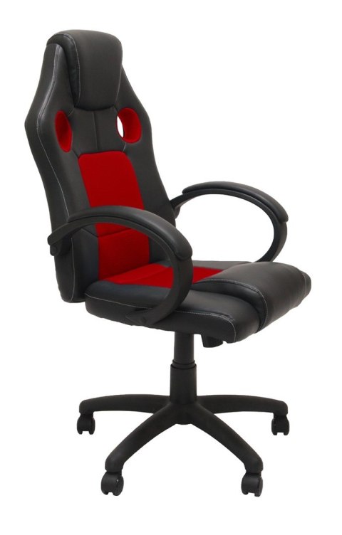 TOP E SHOP FOTEL OBROTOWY KRZESŁO ENZO CZERWONO CZARNY TOP E SHOP FOTEL OBROTOWY KRZESŁO ENZO CZERWONO CZARNY