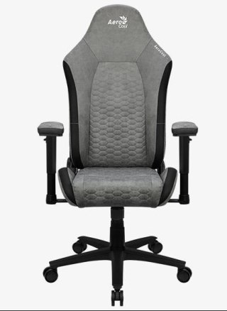 Aerocool Fotel AEROCOOL CROWN AeroSuede Stone Grey