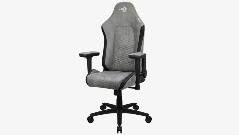 Aerocool Fotel AEROCOOL CROWN AeroSuede Stone Grey