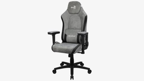 Aerocool Fotel AEROCOOL CROWN AeroSuede Stone Grey