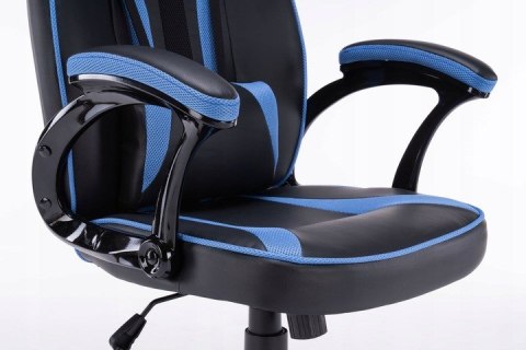 TOP E SHOP FOTEL OBROTOWY GAMINGOWY KRZESŁO DRIFT NIEBIESKI