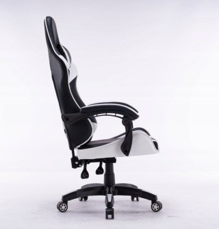 TOP E SHOP FOTEL OBROTOWY GAMINGOWY KRZESŁO REMUS BIAŁY