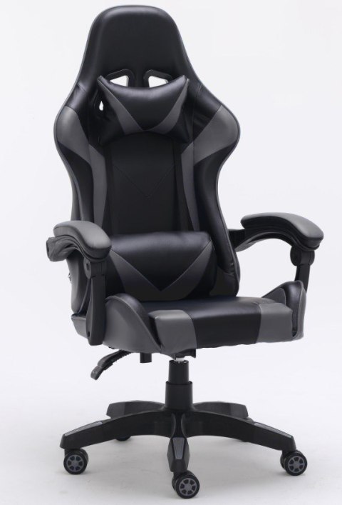 TOP E SHOP FOTEL OBROTOWY GAMINGOWY KRZESŁO REMUS SZARY TOP E SHOP FOTEL OBROTOWY GAMINGOWY KRZESŁO REMUS SZARY
