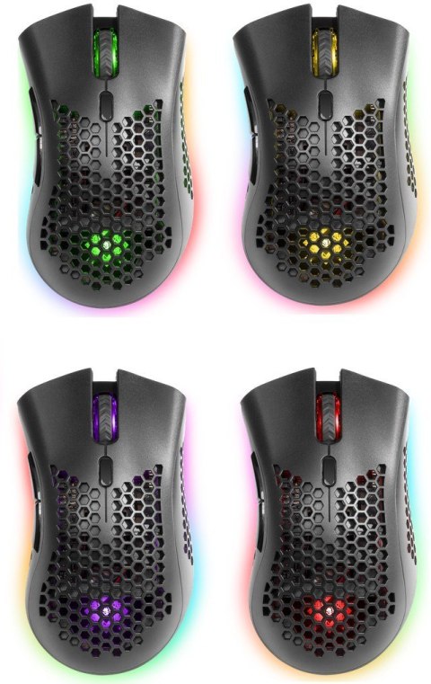 Defender DEFENDER MYSZ BEZPRZEWODOWA GM-709L WARLOCK RF RGB 2400DPI 8P, 5 TRYBÓW PODŚWIETLENIA, DZIUROWANA 52709 Defender DEFENDER MYSZ BEZPRZEWODOWA GM-709L WARLOCK RF RGB 2400DPI 8P, 5 TRYBÓW PODŚWIETLENIA, DZIUROWANA 52709