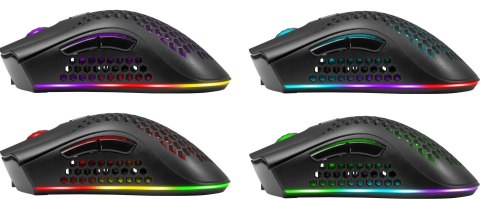 Defender DEFENDER MYSZ BEZPRZEWODOWA GM-709L WARLOCK RF RGB 2400DPI 8P, 5 TRYBÓW PODŚWIETLENIA, DZIUROWANA 52709 Defender DEFENDER MYSZ BEZPRZEWODOWA GM-709L WARLOCK RF RGB 2400DPI 8P, 5 TRYBÓW PODŚWIETLENIA, DZIUROWANA 52709