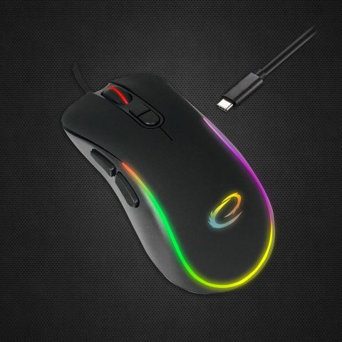 Esperanza ESPERANZA MYSZ PRZEWOD. 7D DLA GRACZY HESPERIS USB-C EGM303