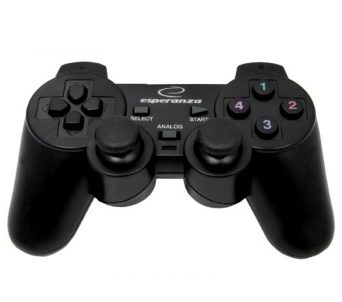 Esperanza Gamepad Esperanza EG102 (PC, PS3; kolor czarny) Esperanza Gamepad Esperanza EG102 (PC, PS3; kolor czarny)