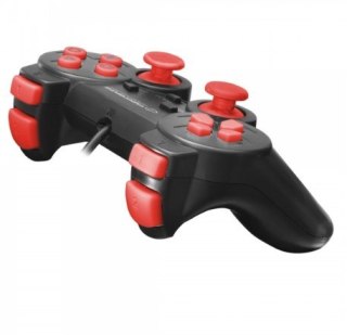 Esperanza Gamepad Esperanza EGG106R (PC, PS2, PS3; kolor czarny, kolor czerwony)