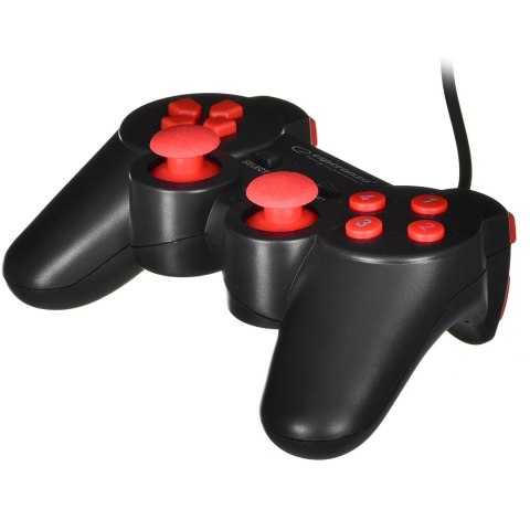 Esperanza Gamepad Esperanza Warrior EGG102R (kolor czarny, kolor czerwony)