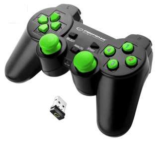 Esperanza Gamepad bezprzewodowy Esperanza GLADIATOR EGG108G (PC, PS3; kolor czarny)