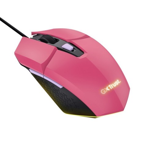 Trust Mysz gamingowa TRUST FELOX GAMING GXT109P Różowa Trust Mysz gamingowa TRUST FELOX GAMING GXT109P Różowa