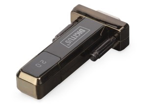 DIGITUS Adapter DIGITUS DA-70156 (USB M - RS-232 M; kolor czarny)