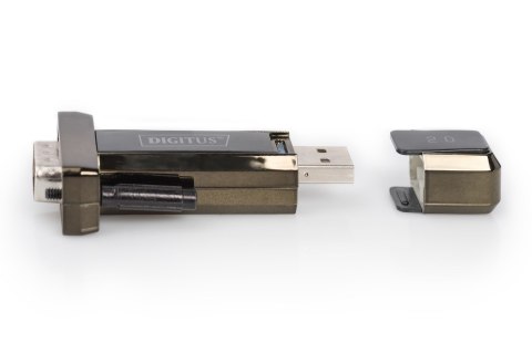 DIGITUS Adapter DIGITUS DA-70156 (USB M - RS-232 M; kolor czarny)