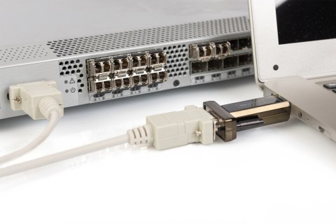 DIGITUS Adapter DIGITUS DA-70156 (USB M - RS-232 M; kolor czarny)