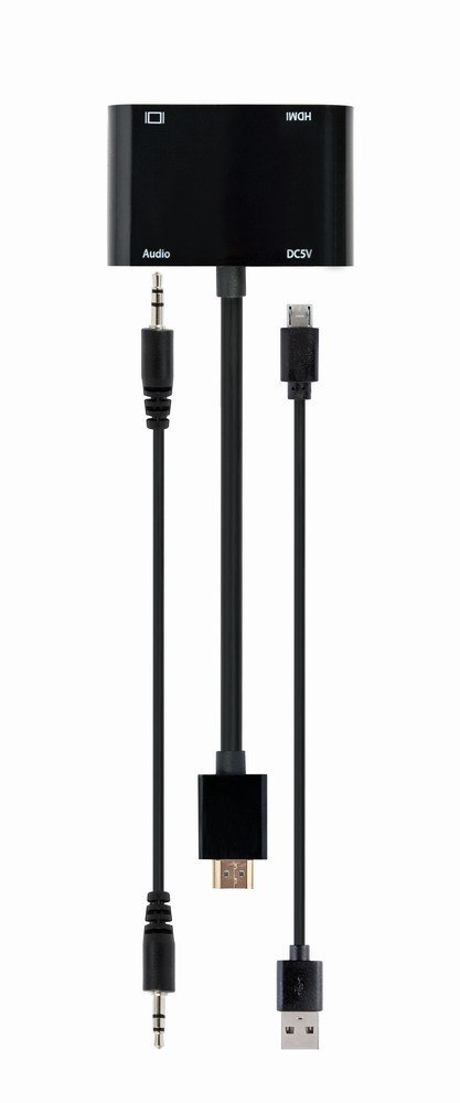 GEMBIRD GEMBIRD ADAPTER HDMI MĘSKI DO HDMI ŻEŃSKI + VGA ŻEŃSKI Z AUDIO + PORT ZASILANIA GEMBIRD GEMBIRD ADAPTER HDMI MĘSKI DO HDMI ŻEŃSKI + VGA ŻEŃSKI Z AUDIO + PORT ZASILANIA