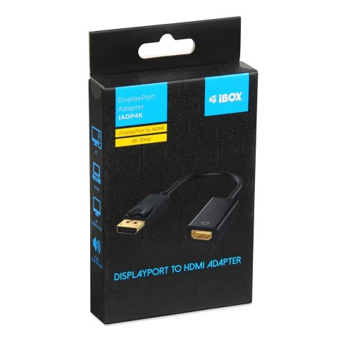 IBOX IBOX ADAPTER IADP4K DISPLAYPORT TO HDMI 4K IBOX IBOX ADAPTER IADP4K DISPLAYPORT TO HDMI 4K