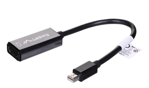 Lanberg Adapter Lanberg AD-0005-BK (Mini DisplayPort M - HDMI F; 0,20m; kolor czarny) Lanberg Adapter Lanberg AD-0005-BK (Mini DisplayPort M - HDMI F; 0,20m; kolor czarny)