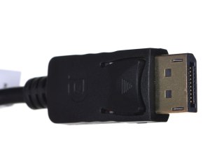 Lanberg Adapter Lanberg AD-0007-BK (DisplayPort M - DVI-D F; 0,10m; kolor czarny)
