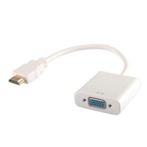 SAVIO Adapter SAVIO cl-27 (HDMI M - D-Sub (VGA) F; 0,10m; kolor biały)