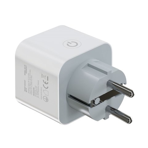 SAVIO SAVIO INTELIGENTNE GNIAZDKO WI-FI, 16A, TIMER, POMIAR ZUŻYCIA ENERGII, AS-01