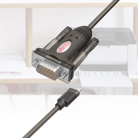 UNITEK UNITEK ADAPTER USB-C - 1X RS-232, Y-1105K UNITEK UNITEK ADAPTER USB-C - 1X RS-232, Y-1105K