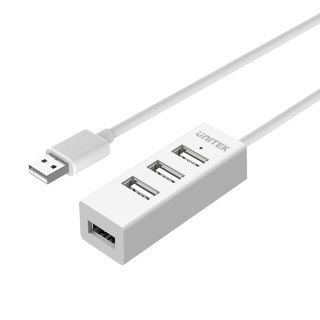UNITEK UNITEK HUB 4X USB 2.0 - BIAŁY, Y-2146