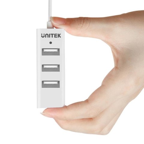 UNITEK UNITEK HUB 4X USB 2.0 - BIAŁY, Y-2146 UNITEK UNITEK HUB 4X USB 2.0 - BIAŁY, Y-2146