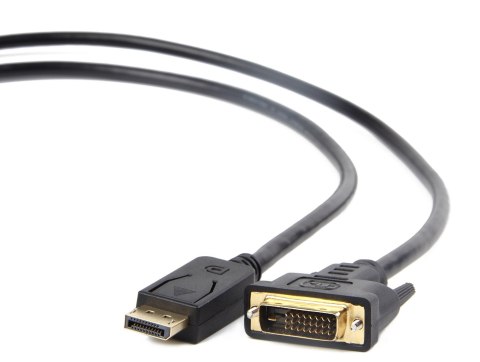 GEMBIRD Kabel GEMBIRD CC-DPM-DVIM-6 (DisplayPort M - DVI-D M; 1,8m; kolor czarny) GEMBIRD Kabel GEMBIRD CC-DPM-DVIM-6 (DisplayPort M - DVI-D M; 1,8m; kolor czarny)