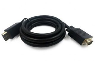 GEMBIRD Kabel GEMBIRD CCP-DPM-VGAM-6 (D-Sub (VGA) M - DisplayPort M; 1,8m; kolor czarny)