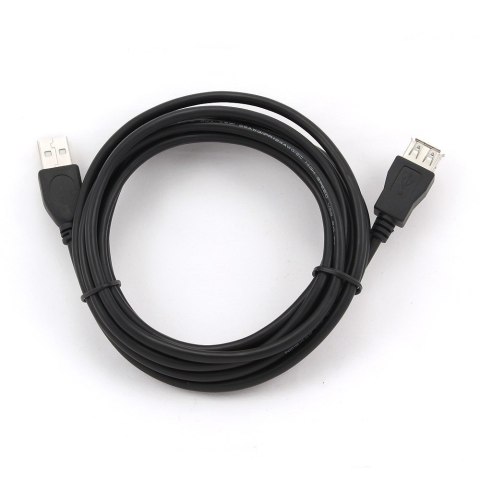 GEMBIRD Kabel GEMBIRD CCP-USB2-AMAF-10 (USB 2.0 typu A F - USB 2.0 typu A M; 3m; kolor czarny) GEMBIRD Kabel GEMBIRD CCP-USB2-AMAF-10 (USB 2.0 typu A F - USB 2.0 typu A M; 3m; kolor czarny)