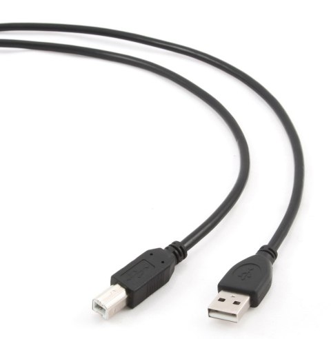 GEMBIRD Kabel GEMBIRD CCP-USB2-AMBM-6 (USB 2.0 typu A M - USB 2.0 typu B M; 1,8m; kolor czarny) GEMBIRD Kabel GEMBIRD CCP-USB2-AMBM-6 (USB 2.0 typu A M - USB 2.0 typu B M; 1,8m; kolor czarny)