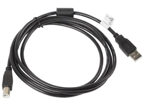 Lanberg Kabel Lanberg CA-USBA-11CC-0018-BK (USB 2.0 M - USB 2.0 typu B M; 1,8m; kolor czarny) Lanberg Kabel Lanberg CA-USBA-11CC-0018-BK (USB 2.0 M - USB 2.0 typu B M; 1,8m; kolor czarny)