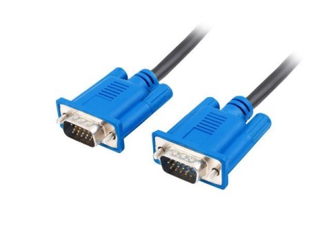 Lanberg LANBERG KABEL VGA M/M 5M 15PIN FERRYT CZARNY CA-VGAC-10CU-0050-BK Lanberg LANBERG KABEL VGA M/M 5M 15PIN FERRYT CZARNY CA-VGAC-10CU-0050-BK