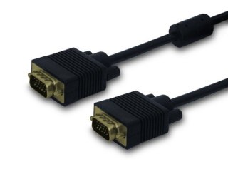 SAVIO Kabel SAVIO CL-29 (D-Sub (VGA) M - D-Sub (VGA) M; 1,8m; kolor czarny)