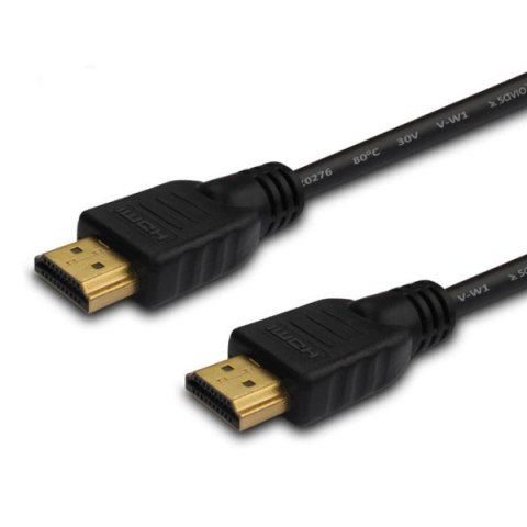 SAVIO Kabel SAVIO cl-01 (HDMI - HDMI ; 1,5m; kolor czarny)