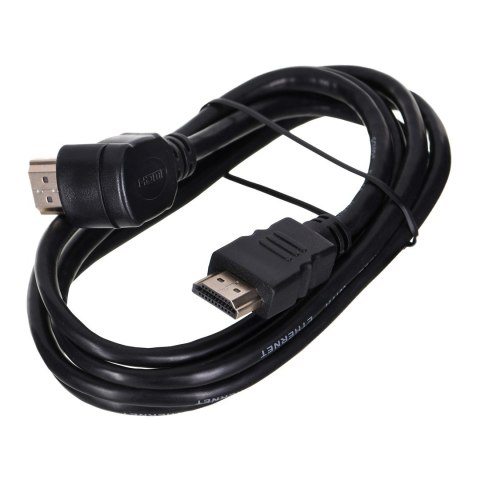 SAVIO SAVIO KABEL HDMI V2.0 KĄTOWY 4K OFC CZARNY, ZŁOTE KOŃCÓWKI, ETHERNET/3D 1,5M CL-108 SAVIO SAVIO KABEL HDMI V2.0 KĄTOWY 4K OFC CZARNY, ZŁOTE KOŃCÓWKI, ETHERNET/3D 1,5M CL-108