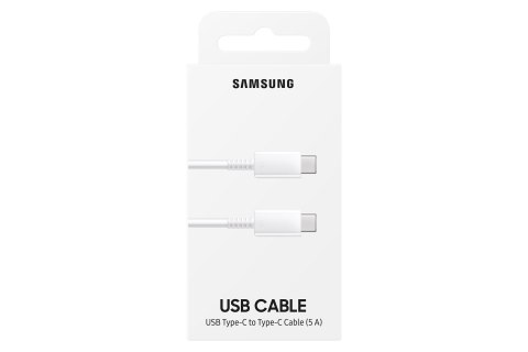 Samsung Samsung Cable Type C to C, 5A, White Samsung Samsung Cable Type C to C, 5A, White