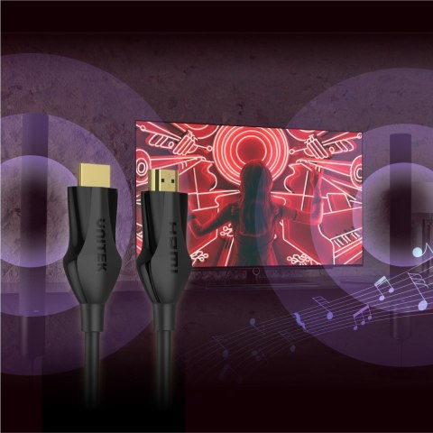 UNITEK UNITEK KABEL HDMI 2.1 8K, 4K@120HZ, C11060BK-1M UNITEK UNITEK KABEL HDMI 2.1 8K, 4K@120HZ, C11060BK-1M