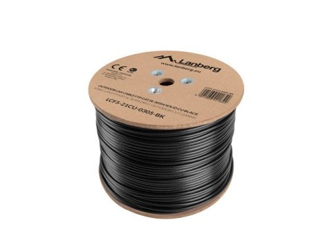 Lanberg Kabel sieciowy zewnętrzne Lanberg LCF5-21CU-0305-BK (FTP; 305m; kat. 5e; kolor czarny) Lanberg Kabel sieciowy zewnętrzne Lanberg LCF5-21CU-0305-BK (FTP; 305m; kat. 5e; kolor czarny)