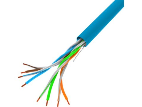 Lanberg LANBERG KABEL LAN UTP 100MB/S 305M DRUT CCA NIEBIESKI Lanberg LANBERG KABEL LAN UTP 100MB/S 305M DRUT CCA NIEBIESKI