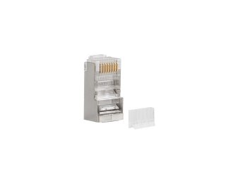 Lanberg LANBERG WTYK SIECIOWY RJ45 (8P8C) KAT.6 FTP (100SZT) Z PROWADNICĄ DO LINKI I DRUTU